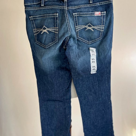 NEW Ariat Women's DuraStretch Boot Cut FR Work Jean (27L) - Picture 6 of 8